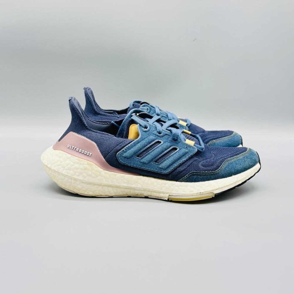 Adidas Shoes Womens 6 Blue Pink Ultraboost 22 Parley Running Athletic Sneakers